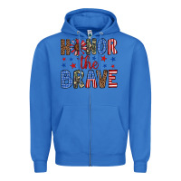 True Royal honor the brave Zipper Hoodie - Artiststas