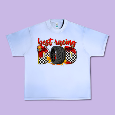 Best Racing Dad Urban Heavy Tee Designed By Zillion Design Studio