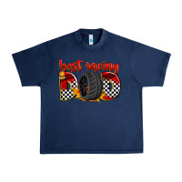 Navy best racing dad Urban Heavy Tee - Zillion Design Studio