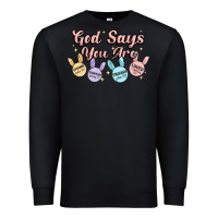 Black god says you are easter Premium Sweatshirt - MaliasSmallBusiness