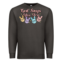 Smoke god says you are easter Premium Sweatshirt - MaliasSmallBusiness