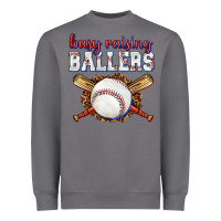 Storm busy raising ballers baseball Heavyweight Sweatshirt - texasbilliewilder