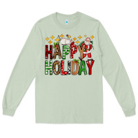 Matcha happy holiday christmas Long Sleeve Tee - FaDigitalArtStudio