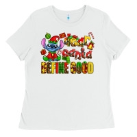 White dear aanta define good Ladies Tee - AdoDesignShop