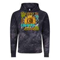 Cloud Black raised on country and sunshine Vintage Hoodie - texasbilliewilder