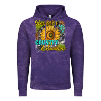 Cloud Purple raised on country and sunshine Vintage Hoodie - texasbilliewilder