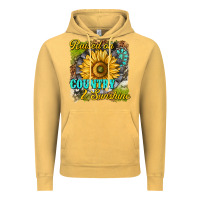 Vintage Mustard raised on country and sunshine Vintage Hoodie - texasbilliewilder