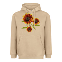 Mushroom ring o fine sunflower Heavyweight Hoodie - LillyAllenDesigns