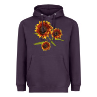 Plum ring o fine sunflower Heavyweight Hoodie - LillyAllenDesigns