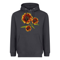 Smoke ring o fine sunflower Heavyweight Hoodie - LillyAllenDesigns