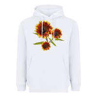 White ring o fine sunflower Heavyweight Hoodie - LillyAllenDesigns