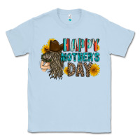 Dusty Blue happy mothers day Classic Tee - RacoonDesign