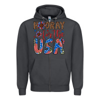 Smoke hooray for the usa Zipper Hoodie - Artiststas