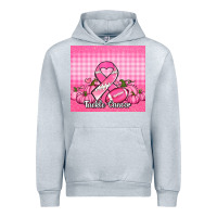 Heather Grey tackle cancer pumpkins football and ribbon Urban Hoodie - Jasminsmagicworld