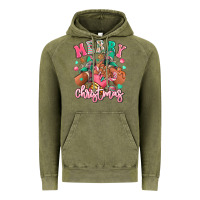 Vintage Olive pink merry christmas black girl sneakers Vintage Hoodie - RanaPortraitStore