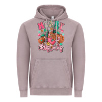 Vintage Zinc pink merry christmas black girl sneakers Vintage Hoodie - RanaPortraitStore