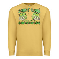 Antique Gold shake your shamrocks Premium Sweatshirt - MaliasSmallBusiness