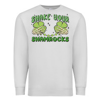 Dove Grey shake your shamrocks Premium Sweatshirt - MaliasSmallBusiness
