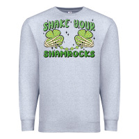 Heather Grey shake your shamrocks Premium Sweatshirt - MaliasSmallBusiness