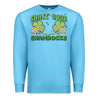 Ocean Blue shake your shamrocks Premium Sweatshirt - MaliasSmallBusiness