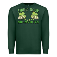 Sports Green shake your shamrocks Premium Sweatshirt - MaliasSmallBusiness