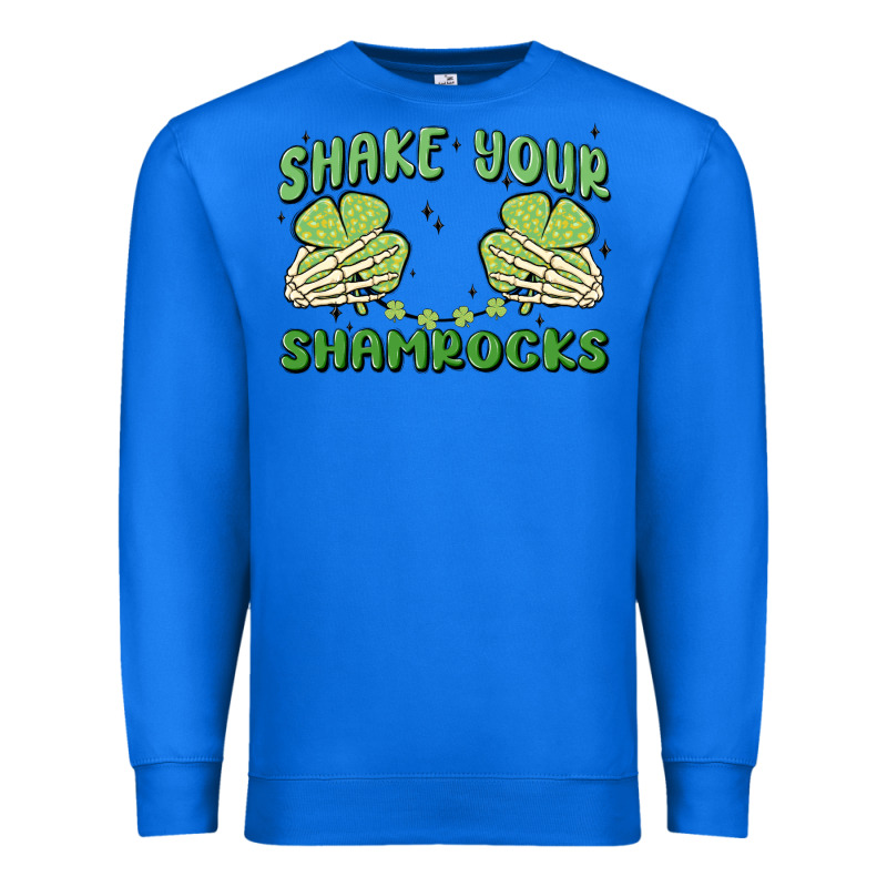 Shake Your Shamrocks Premium Sweatshirt by MaliasSmallBusiness | Teevron