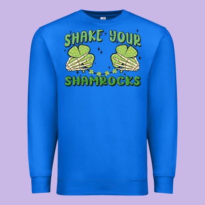 Shake Your Shamrocks Premium Sweatshirt Designed By Maliassmallbusiness