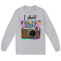 Moon Dust i shoot people tie dye gemstone vintage camera Long Sleeve Tee - FaDigitalArtStudio