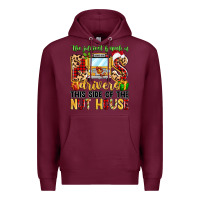 Burgundy the jolliest bunch of bus drivers Premium Hoodie - MaliasSmallBusiness