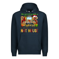 Navy the jolliest bunch of bus drivers Premium Hoodie - MaliasSmallBusiness