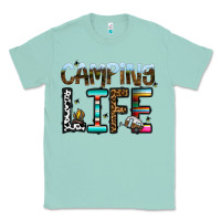 Seafoam camping life Classic Tee - CowhideDigitalArt
