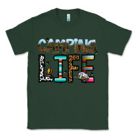 Sports Green camping life Classic Tee - CowhideDigitalArt