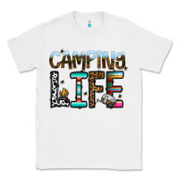 White camping life Classic Tee - CowhideDigitalArt