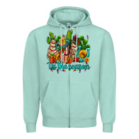 Seafoam tis the season christmas tree  cake Zipper Hoodie - AdoDesignShop