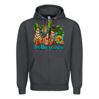 Smoke tis the season christmas tree  cake Zipper Hoodie - AdoDesignShop