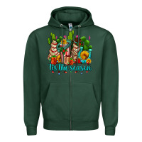 Sports Green tis the season christmas tree  cake Zipper Hoodie - AdoDesignShop