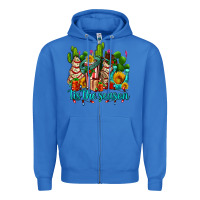 True Royal tis the season christmas tree  cake Zipper Hoodie - AdoDesignShop
