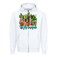 White tis the season christmas tree  cake Zipper Hoodie - AdoDesignShop