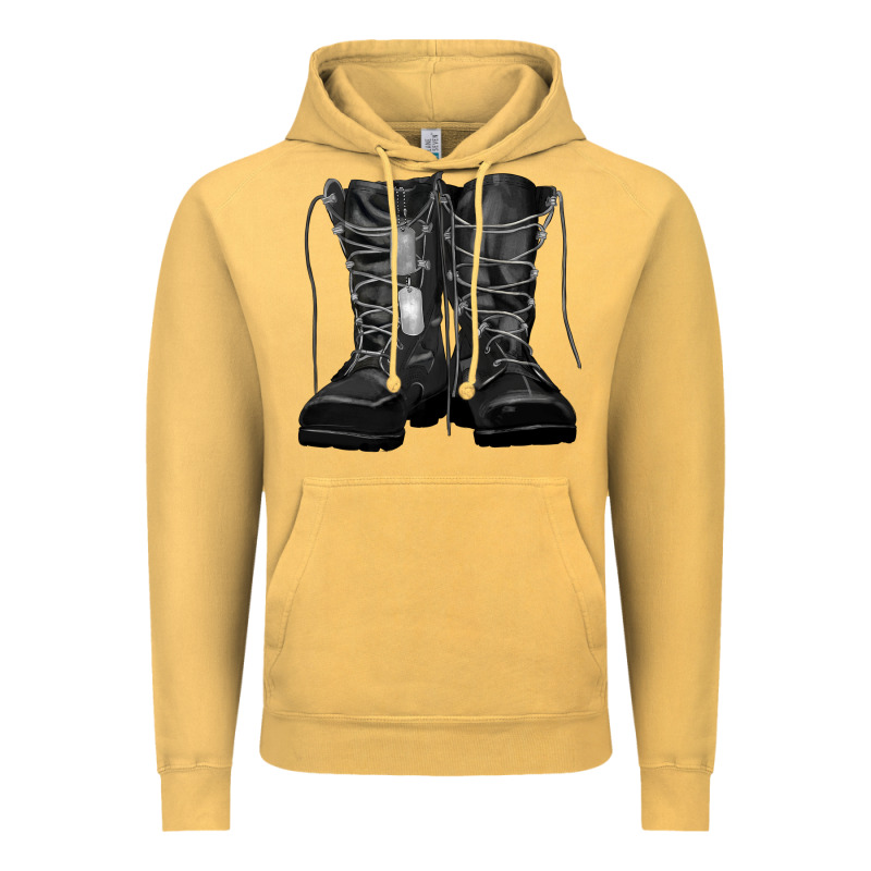 Soldier Boots Vintage Hoodie by RanaPortraitStore | Teevron