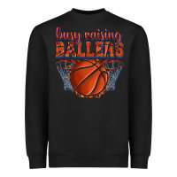 Black busy raising ballers basketball Heavyweight Sweatshirt - texasbilliewilder