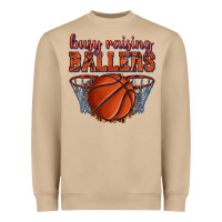 Mushroom busy raising ballers basketball Heavyweight Sweatshirt - texasbilliewilder