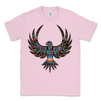 Bubblegum Pink aztec leopard thunderbird Classic Tee - RanaPortraitStore