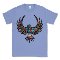 Colony Blue aztec leopard thunderbird Classic Tee - RanaPortraitStore