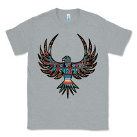 Heather Grey aztec leopard thunderbird Classic Tee - RanaPortraitStore