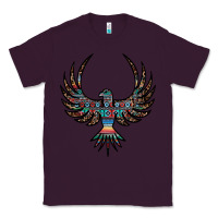Plum aztec leopard thunderbird Classic Tee - RanaPortraitStore