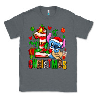 Charcoal Heather my first christmas stitch Classic Tee - AdoDesignShop