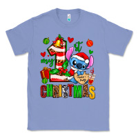Colony Blue my first christmas stitch Classic Tee - AdoDesignShop