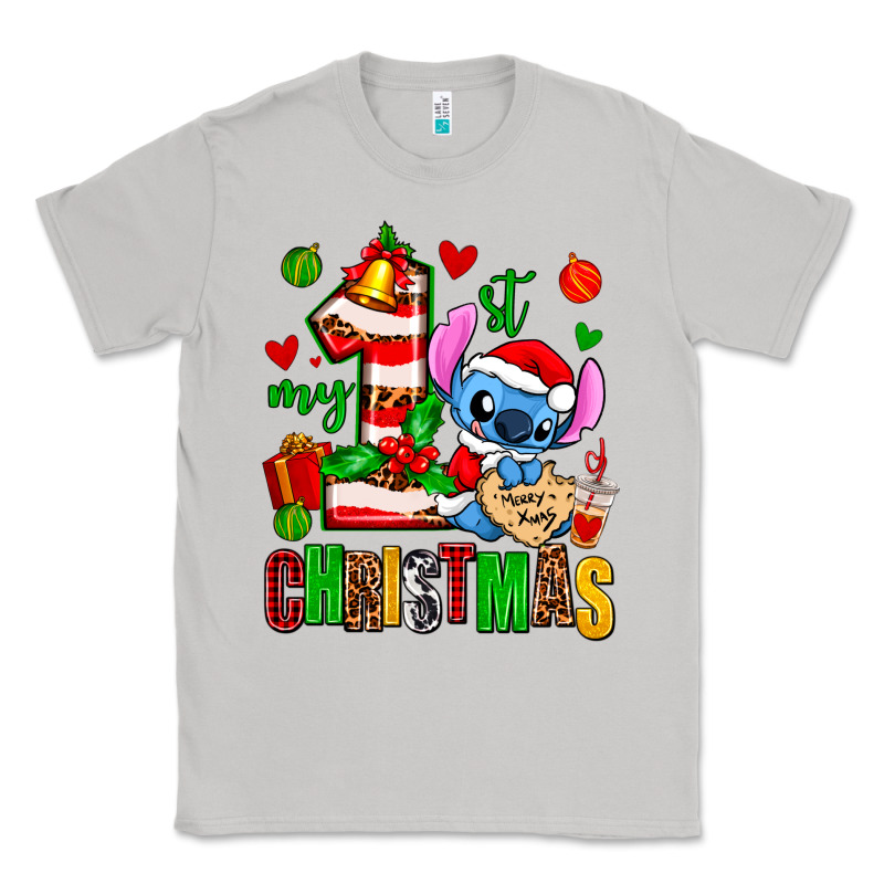 My First Christmas Stitch Classic Tee by AdoDesignShop | Teevron
