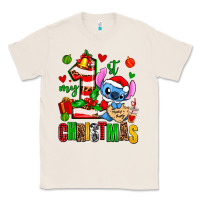 Natural my first christmas stitch Classic Tee - AdoDesignShop