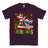 Plum my first christmas stitch Classic Tee - AdoDesignShop